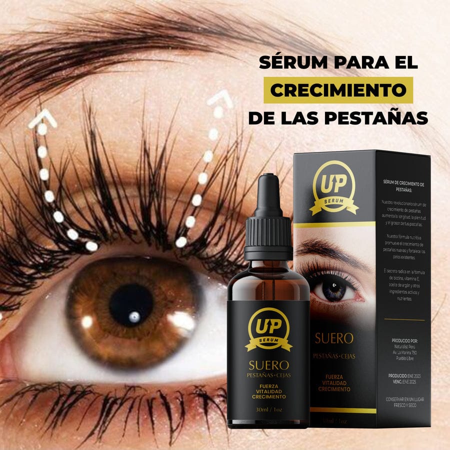 SERUM UP PRO Alargamiento de pestañas y cejas.